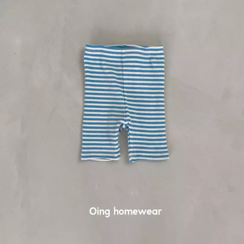 Oing - Korean Children Fashion - #kidsshorts - Stripes Leggings - 11