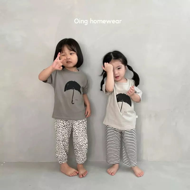 Oing - Korean Children Fashion - #kidsshorts - Unbrella Tee