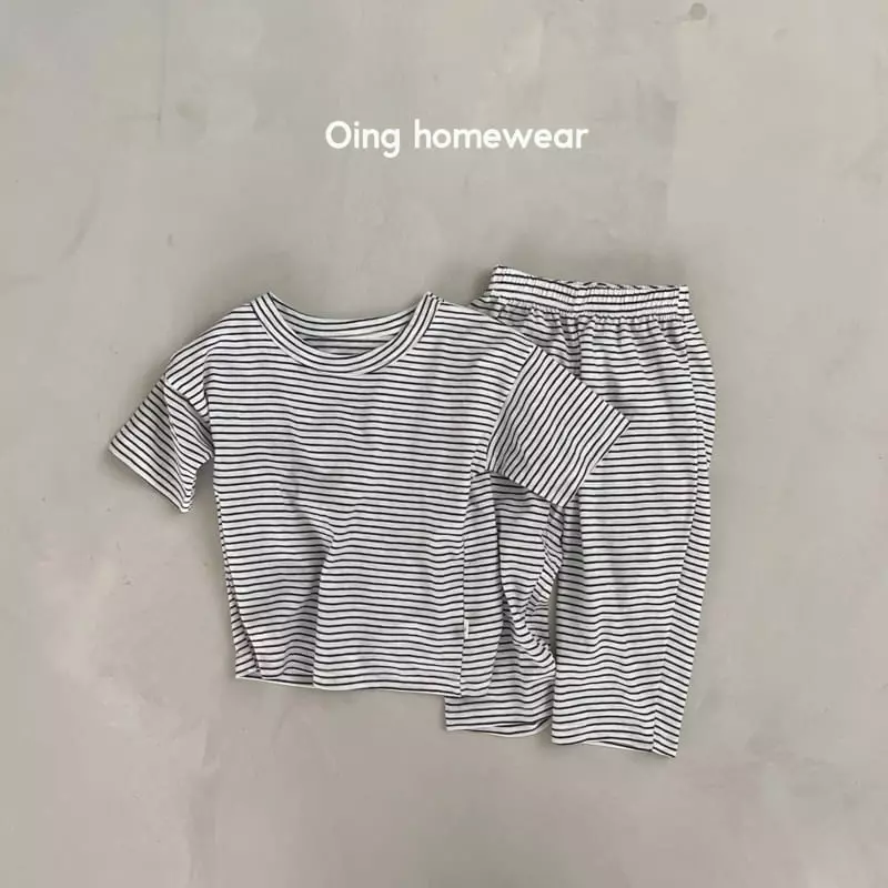 Oing - Korean Children Fashion - #kidsshorts - Tom Top Bottom Set - 10