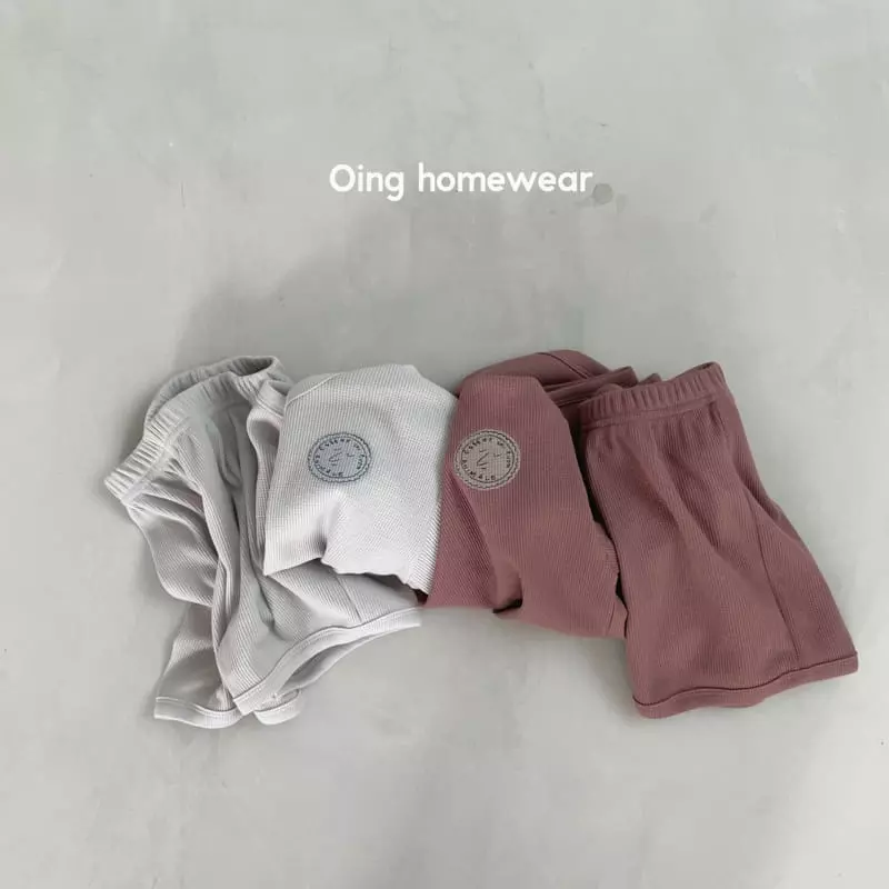 Oing - Korean Children Fashion - #kidsstore - Waffle Top bottom Set - 12