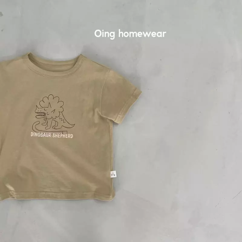 Oing - Korean Children Fashion - #littlefashionista - Dino Tee - 10