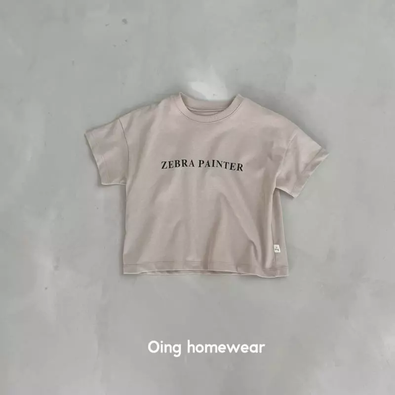 Oing - Korean Children Fashion - #littlefashionista - Lettering Tee - 7