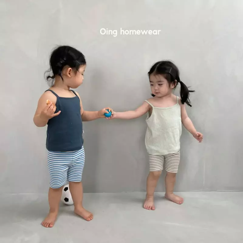 Oing - Korean Children Fashion - #minifashionista - Stripes Leggings