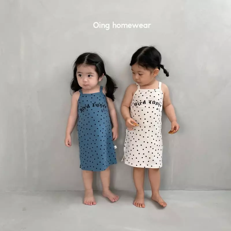 Oing - Korean Children Fashion - #minifashionista - Dot String One-piece - 6