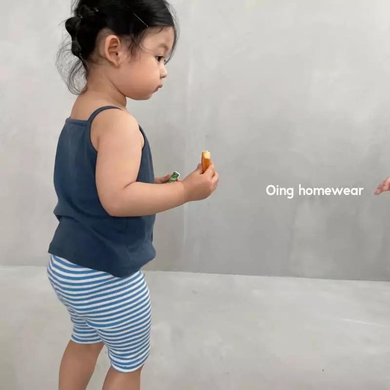 Oing - Korean Children Fashion - #prettylittlegirls - Stripes Leggings - 2
