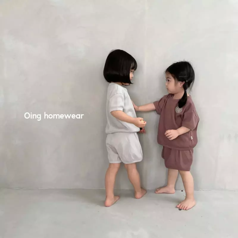 Oing - Korean Children Fashion - #minifashionista - Waffle Top bottom Set - 4