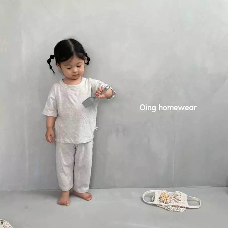 Oing - Korean Children Fashion - #prettylittlegirls - Tom Top Bottom Set - 3
