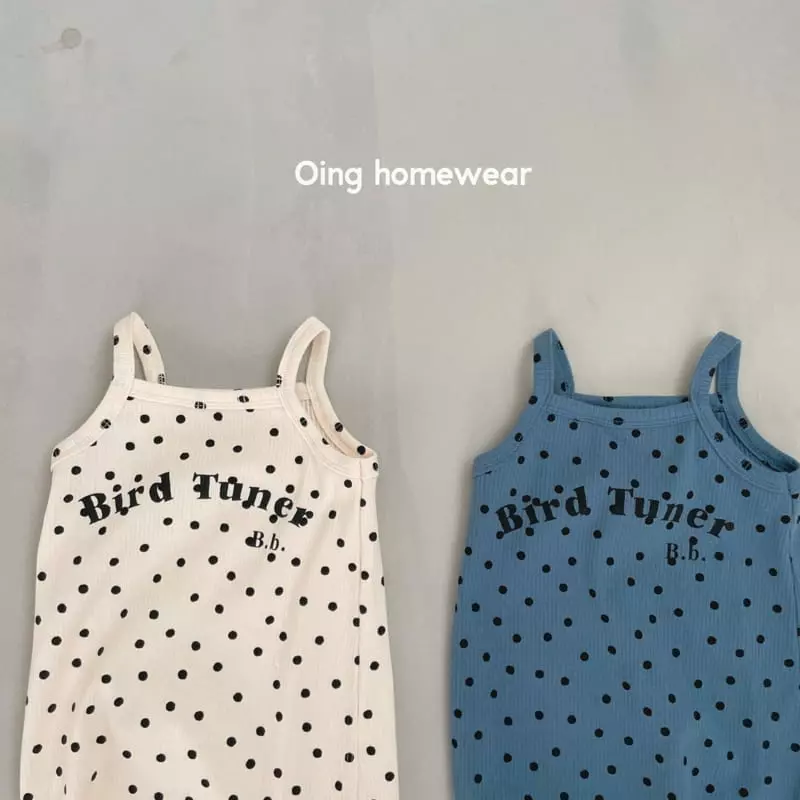 Oing - Korean Children Fashion - #stylishchildhood - Dot String One-piece - 10