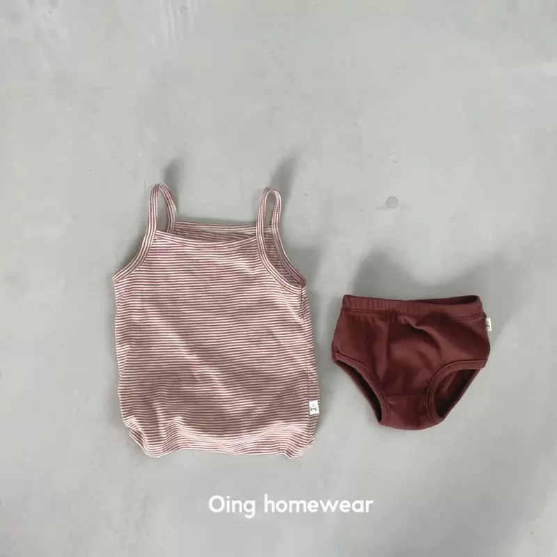 Oing - Korean Children Fashion - #toddlerclothing - Summer Sleeveless Underwea Set - 11