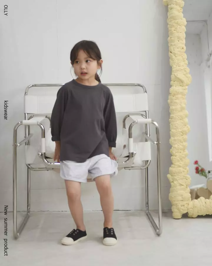 Ollymarket - Korean Children Fashion - #childrensboutique - Detail Raglan Tee