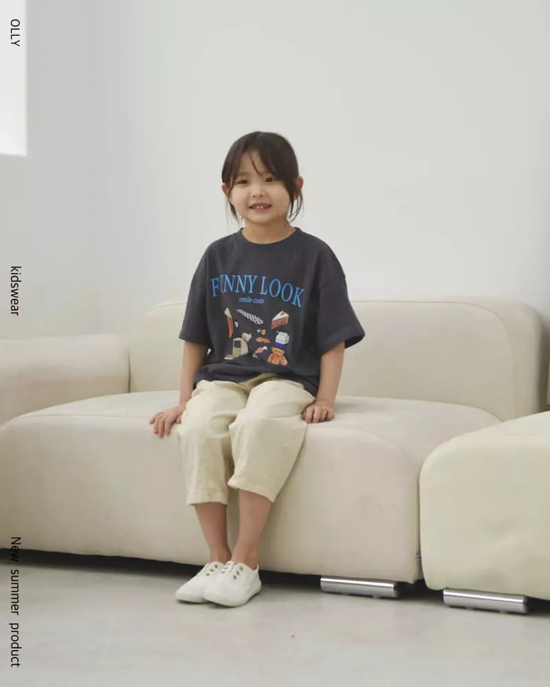 Ollymarket - Korean Children Fashion - #discoveringself - Funny Short Sleeves Tee - 2