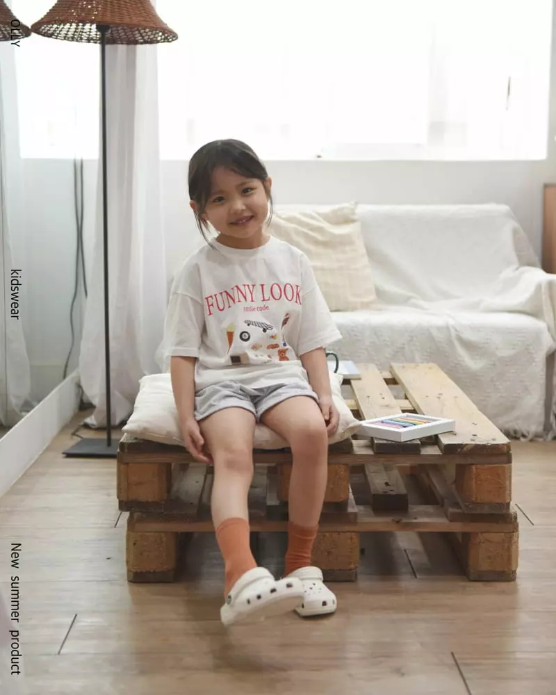 Ollymarket - Korean Children Fashion - #fashionkids - Funny Short Sleeves Tee - 4