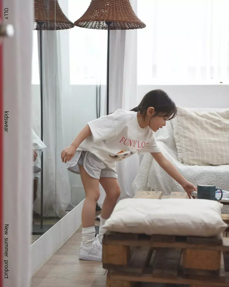 Ollymarket - Korean Children Fashion - #kidsstore - Funny Short Sleeves Tee - 5