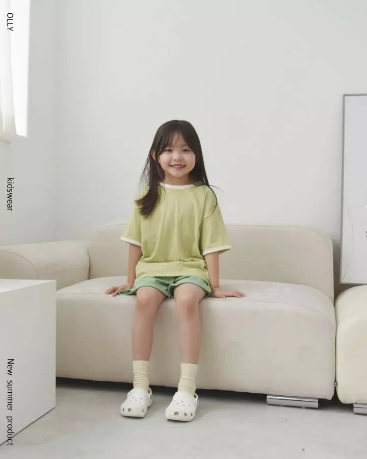 Ollymarket - Korean Children Fashion - #kidzfashiontrend - Color Short Sleeves Tee - 5