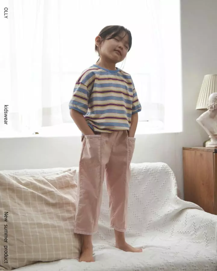 Ollymarket - Korean Children Fashion - #littlefashionista - Linen Slit Pants - 5