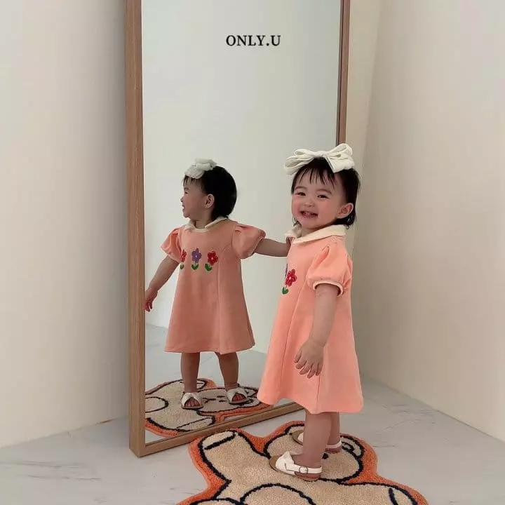 Only U - Korean Children Fashion - #stylishchildhood - Flower One-piece - 4