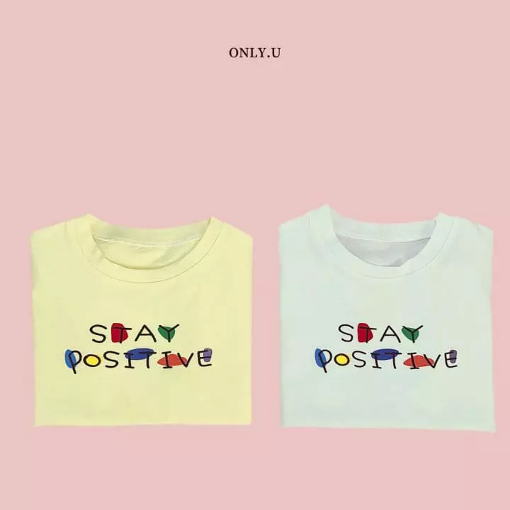 Only U - Korean Children Fashion - #kidsstore - English Paint Tee