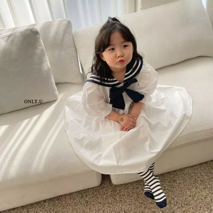 Only U - Korean Children Fashion - #minifashionista - Mumu Sailor One-piece - 3