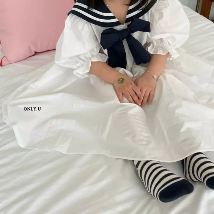 Only U - Korean Children Fashion - #minifashionista - Mumu Sailor One-piece - 4