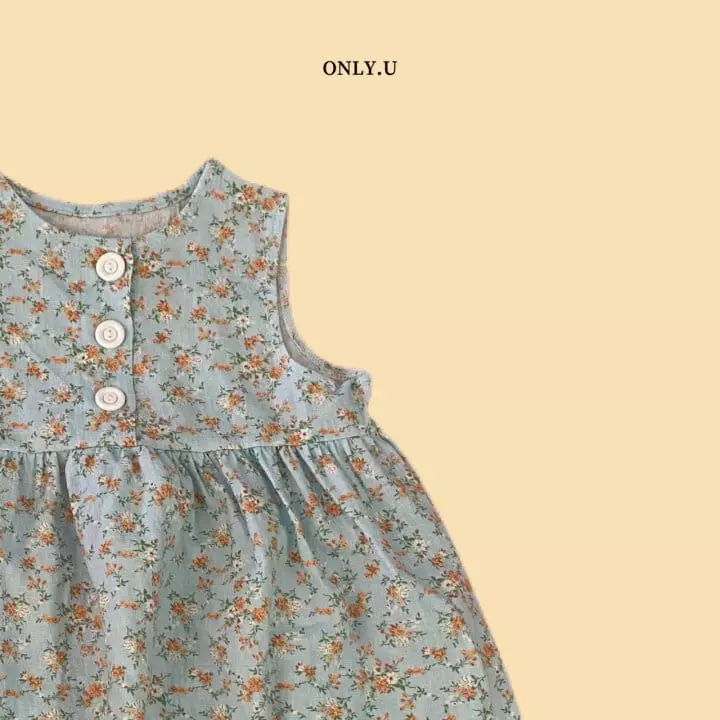 Only U - Korean Children Fashion - #prettylittlegirls - Flower One-piece - 2