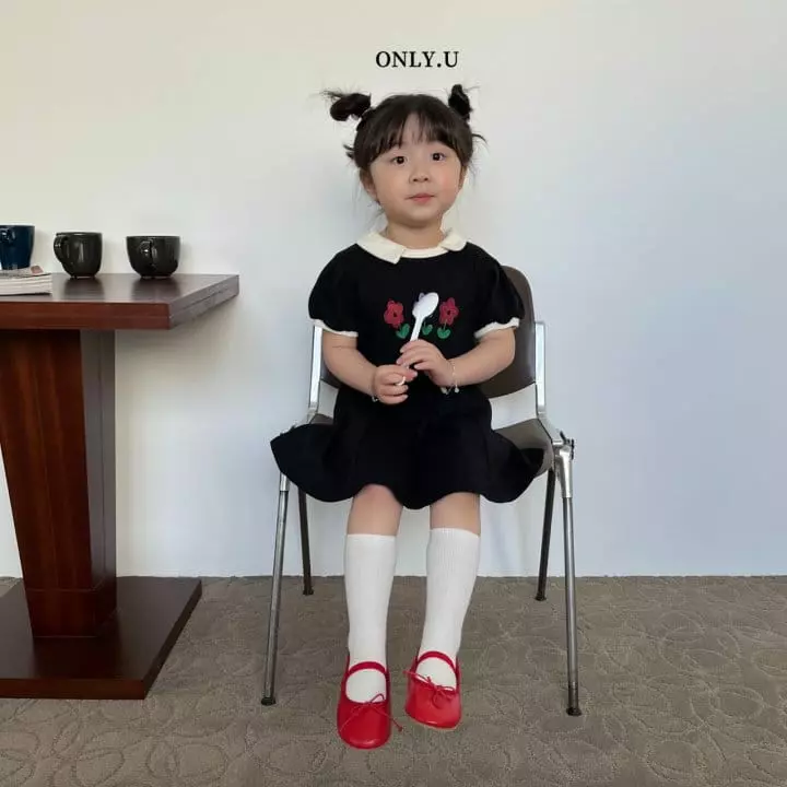 Only U - Korean Children Fashion - #toddlerclothing - Flower One-piece - 2