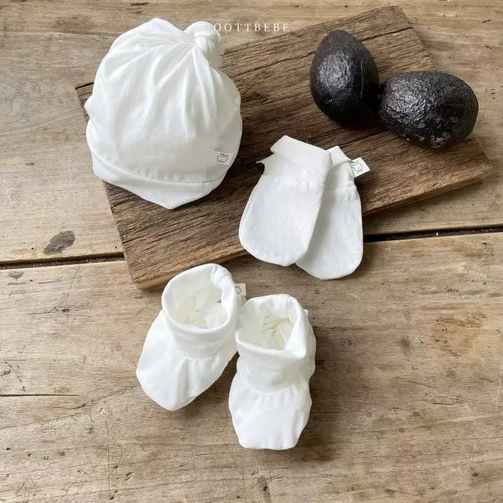 Oott Bebe - Korean Baby Fashion - #babyboutique - Pure Organic Hand Foot Cover Set