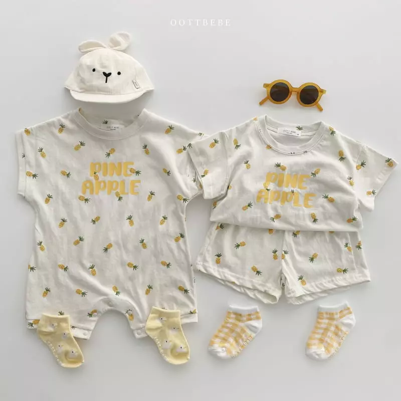Oott Bebe - Korean Baby Fashion - #babyboutiqueclothing - Apple Bodysuit - 9