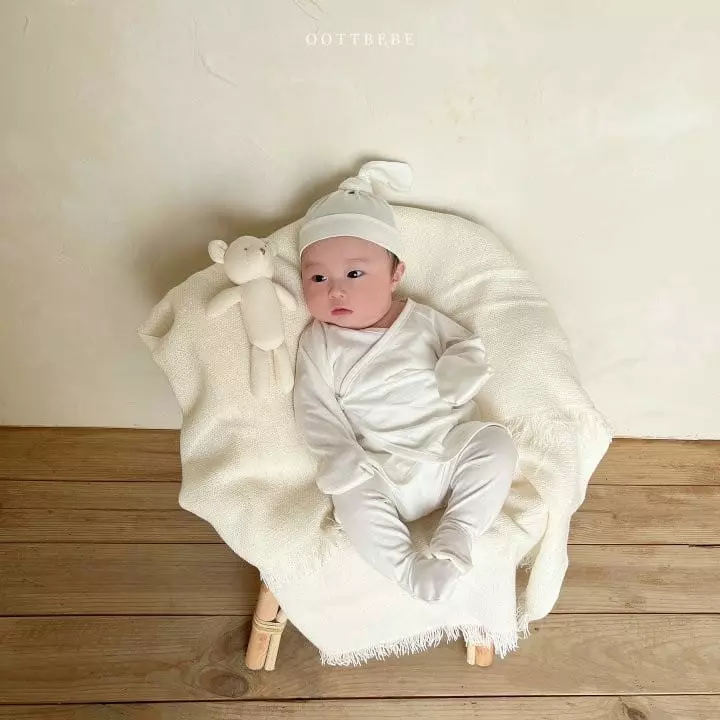 Oott Bebe - Korean Baby Fashion - #babyboutiqueclothing - Pure Organic Benet Bonnet Set - 6