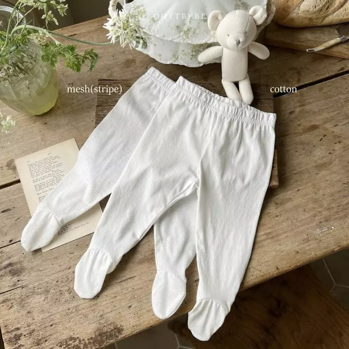 Oott Bebe - Korean Baby Fashion - #babyboutiqueclothing - Pure Organic Foot Leggings - 5