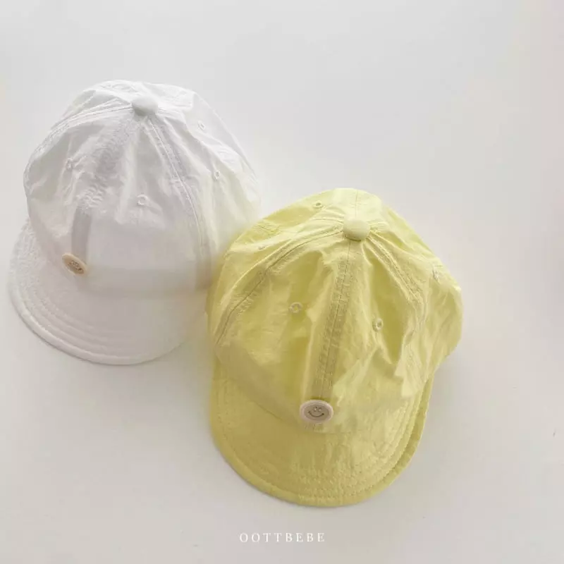 Oott Bebe - Korean Baby Fashion - #babyclothing - Button Ball Cap