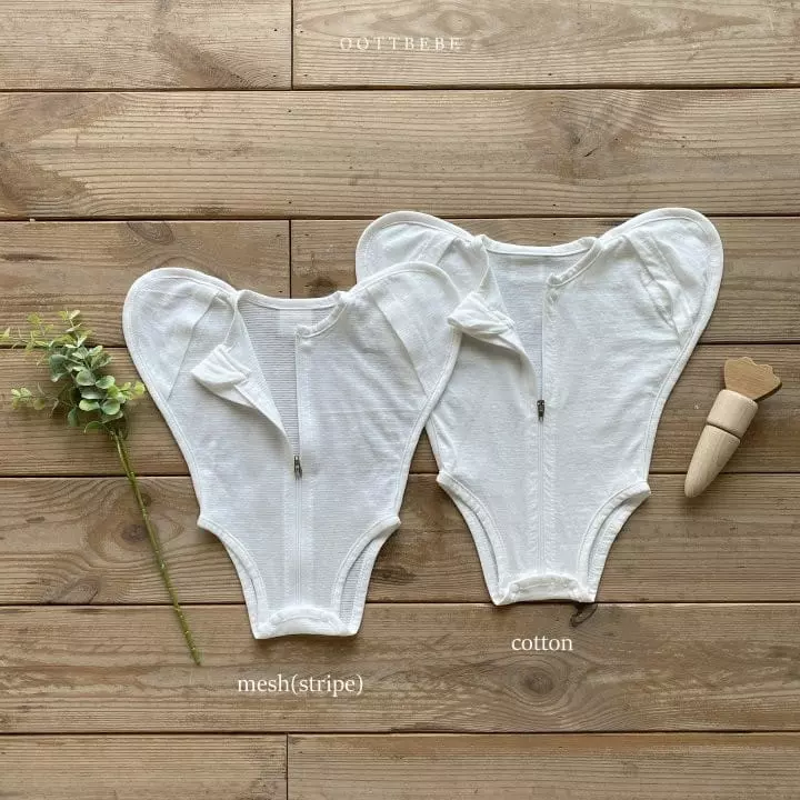 Oott Bebe - Korean Baby Fashion - #babyboutiqueclothing - Pure Organic Bodysuit - 4