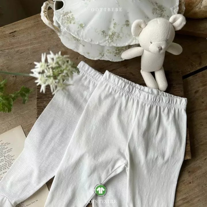Oott Bebe - Korean Baby Fashion - #babyfashion - Pure Organic Foot Leggings - 7