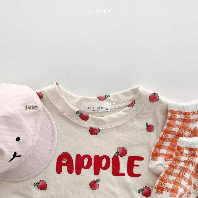 Oott Bebe - Korean Baby Fashion - #babyfever - Apple Bodysuit - 12