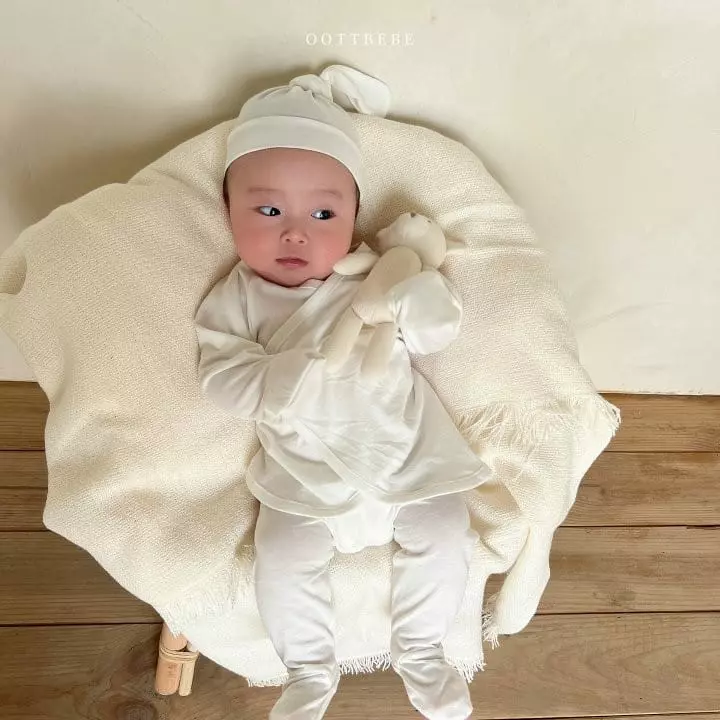 Oott Bebe - Korean Baby Fashion - #babyfever - Pure Organic Foot Leggings - 8
