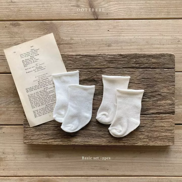 Oott Bebe - Korean Baby Fashion - #babyfever - New Born Socks Pattern - 3