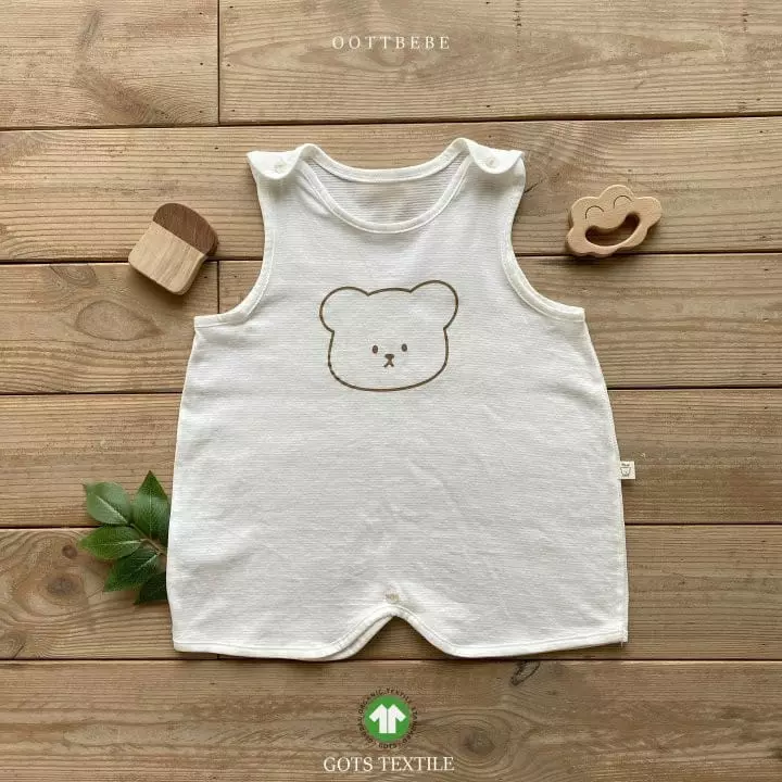 Oott Bebe - Korean Baby Fashion - #babygirlfashion - Pure Organic Sleep Vest - 11