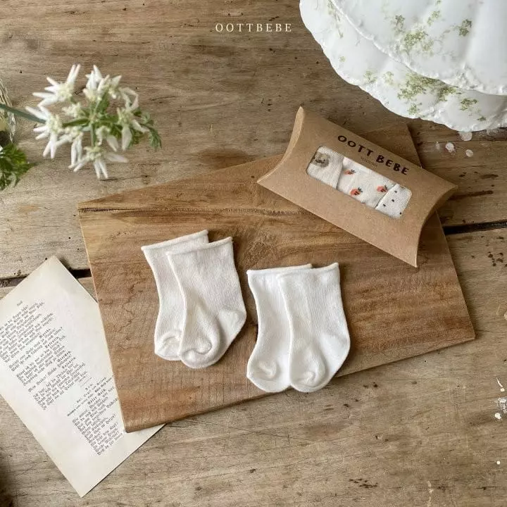 Oott Bebe - Korean Baby Fashion - #babylifestyle - New Born Socks Pattern - 5