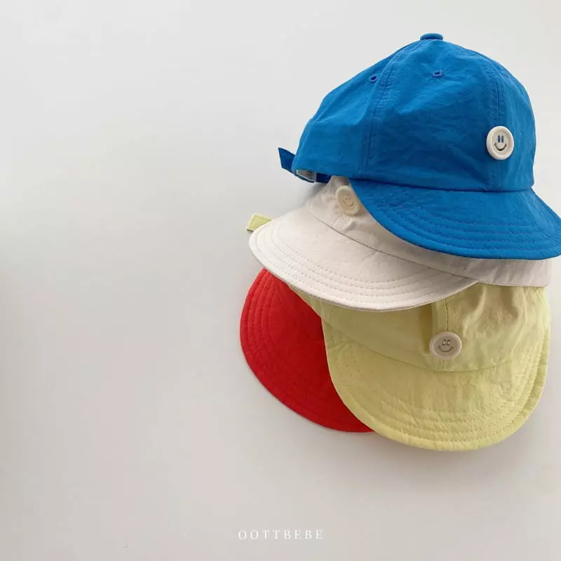 Oott Bebe - Korean Baby Fashion - #babyoutfit - Button Ball Cap - 8