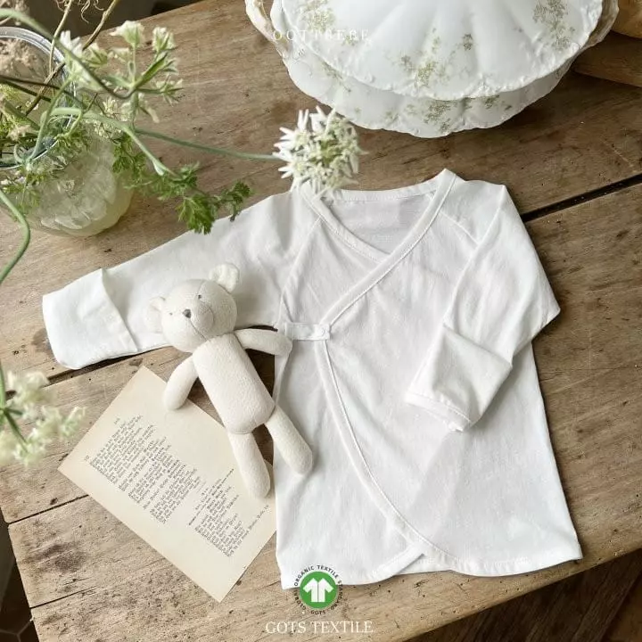 Oott Bebe - Korean Baby Fashion - #onlinebabyboutique - Pure Organic Benet Bonnet Set - 2