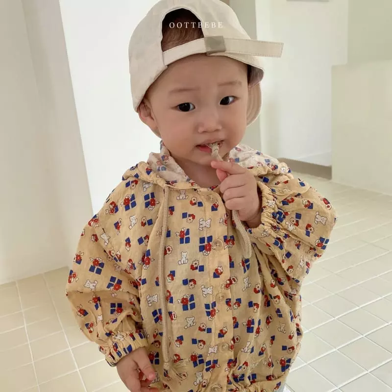 Oott Bebe - Korean Baby Fashion - #onlinebabyshop - Button Ball Cap - 12