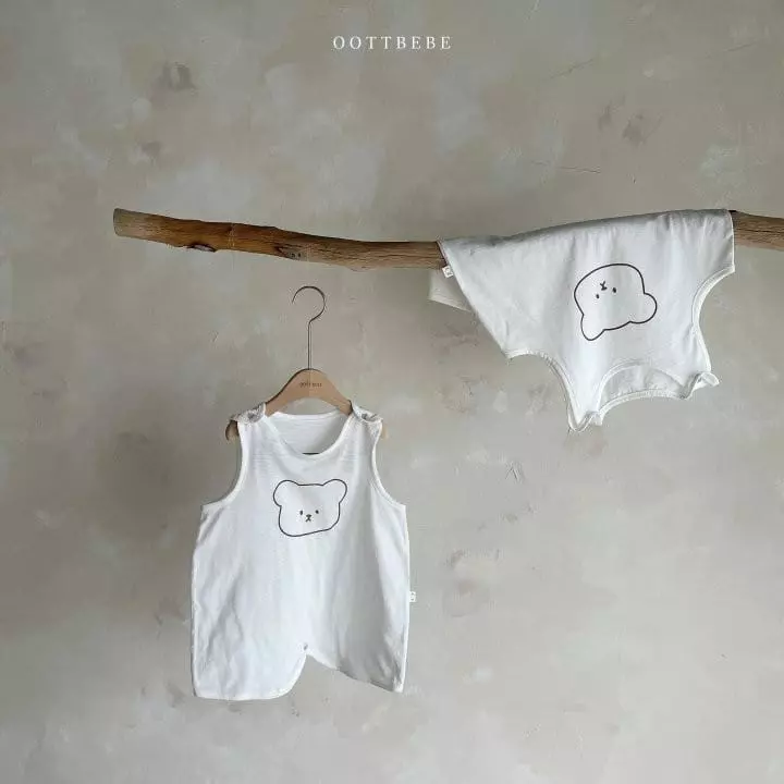 Oott Bebe - Korean Baby Fashion - #onlinebabyboutique - Pure Organic Sleep Vest - 4