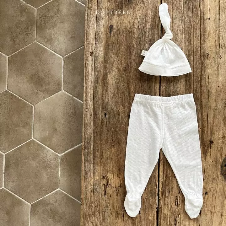 Oott Bebe - Korean Baby Fashion - #onlinebabyshop - Pure Organic Foot Leggings - 2