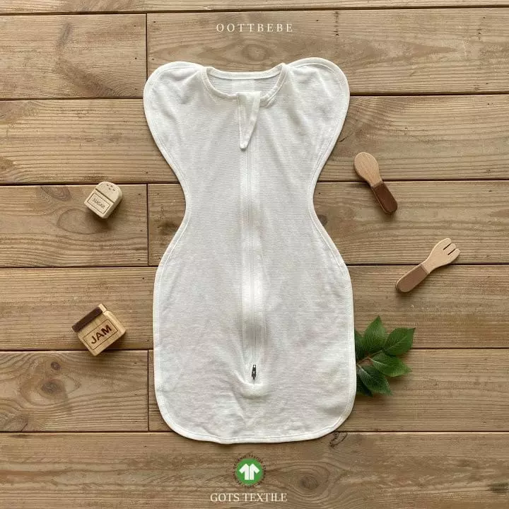 Oott Bebe - Korean Baby Fashion - #onlinebabyshop - Pure Organic Sleep Bodysuit