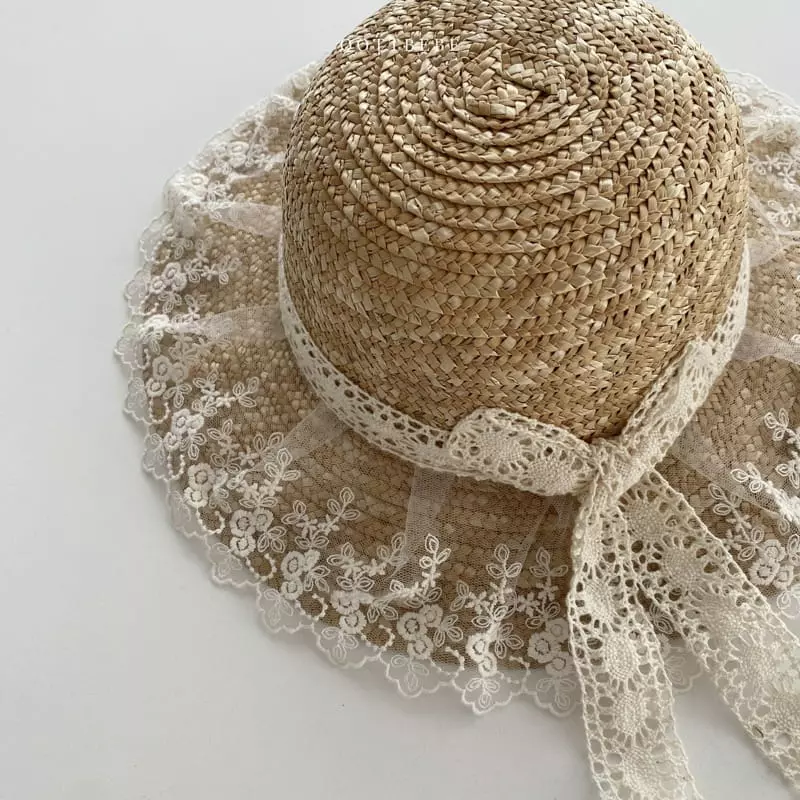 Oott Bebe - Korean Children Fashion - #Kfashion4kids - Love Straw Hat - 6