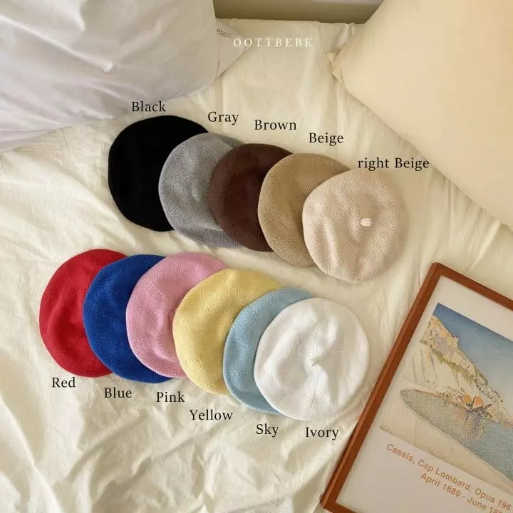 Oott Bebe - Korean Children Fashion - #Kfashion4kids - Oott Beret Beret Hat