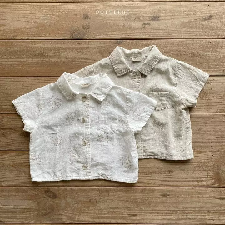 Oott Bebe - Korean Children Fashion - #Kfashion4kids - Crayon Teddy Shirt - 8