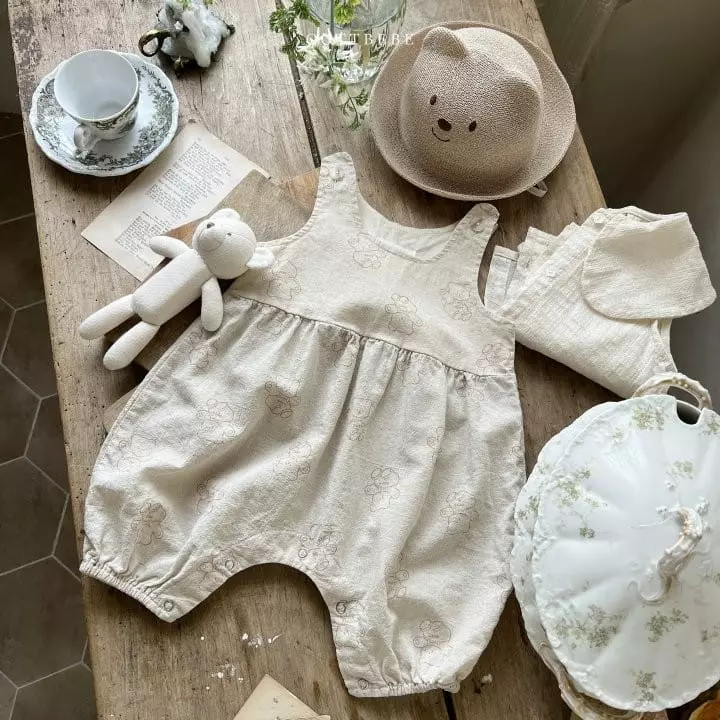 Oott Bebe - Korean Children Fashion - #Kfashion4kids - Crayon Teddy One-piece - 5
