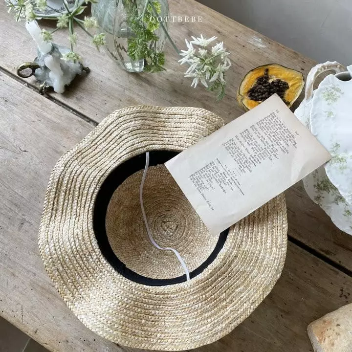 Oott Bebe - Korean Children Fashion - #Kfashion4kids - Vacance Straw Hat - 5