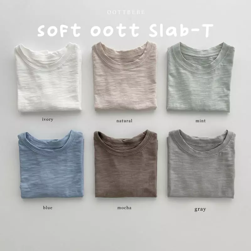 Oott Bebe - Korean Children Fashion - #childofig - Doft Slub Tee - 10