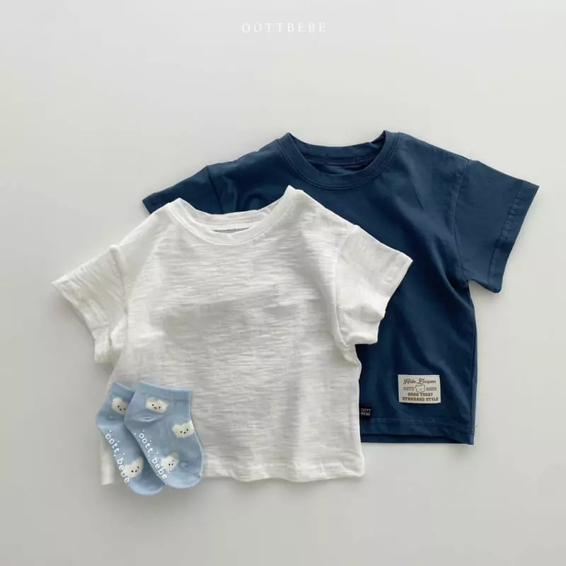 Oott Bebe - Korean Children Fashion - #childofig - Doft Slub Tee - 11